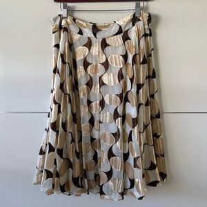 Josephine Chaus brown beige skirt Size 8